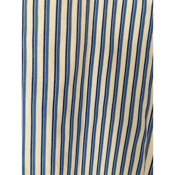 Ben Sherman Men's Navy/Whtie Stripe Dress Shirt 100% Cotton Size XL 17 34-35 - Picture 6 of 12